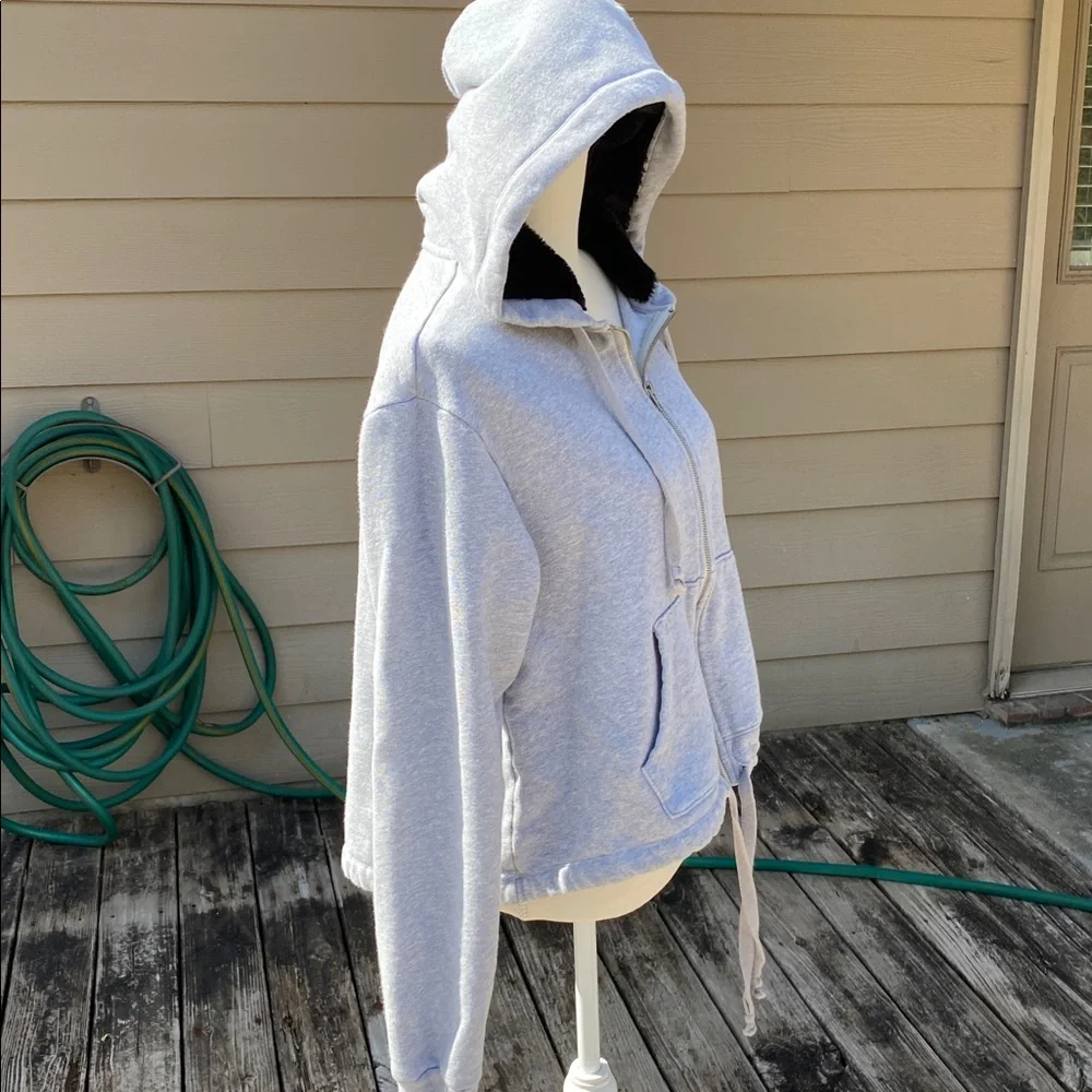 Gray PINK by Victoria’s Secret hooded jacket - Picture 4 of 7